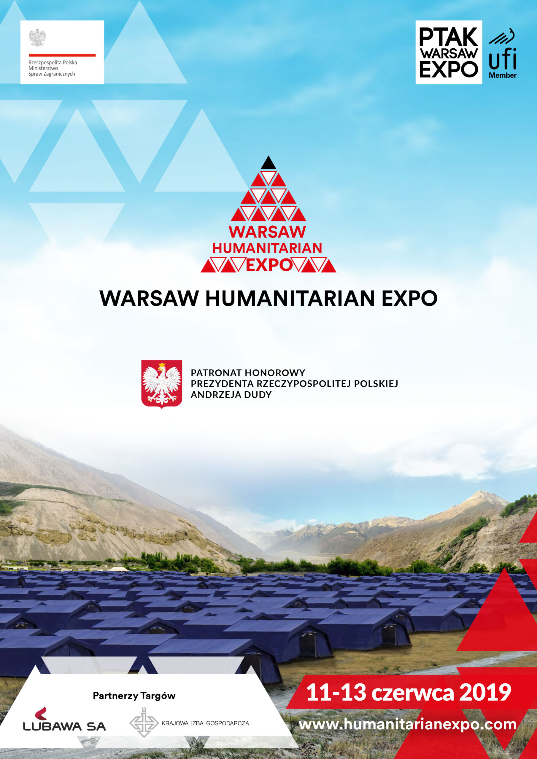 Warsaw Humanitarian EXPO Mail Plakat